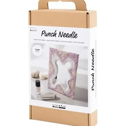 Kreaksse DIY Kit Punch Needle Spejl pastelfarver