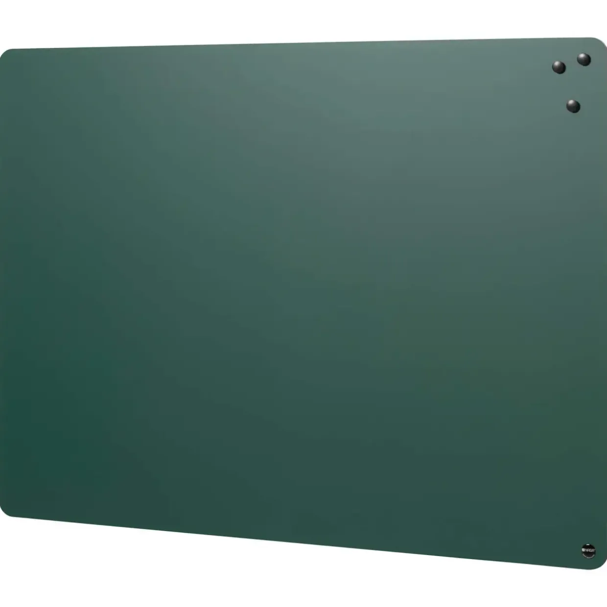 Kridt tavle magnetisk grøn uden ramme - 117x87cm