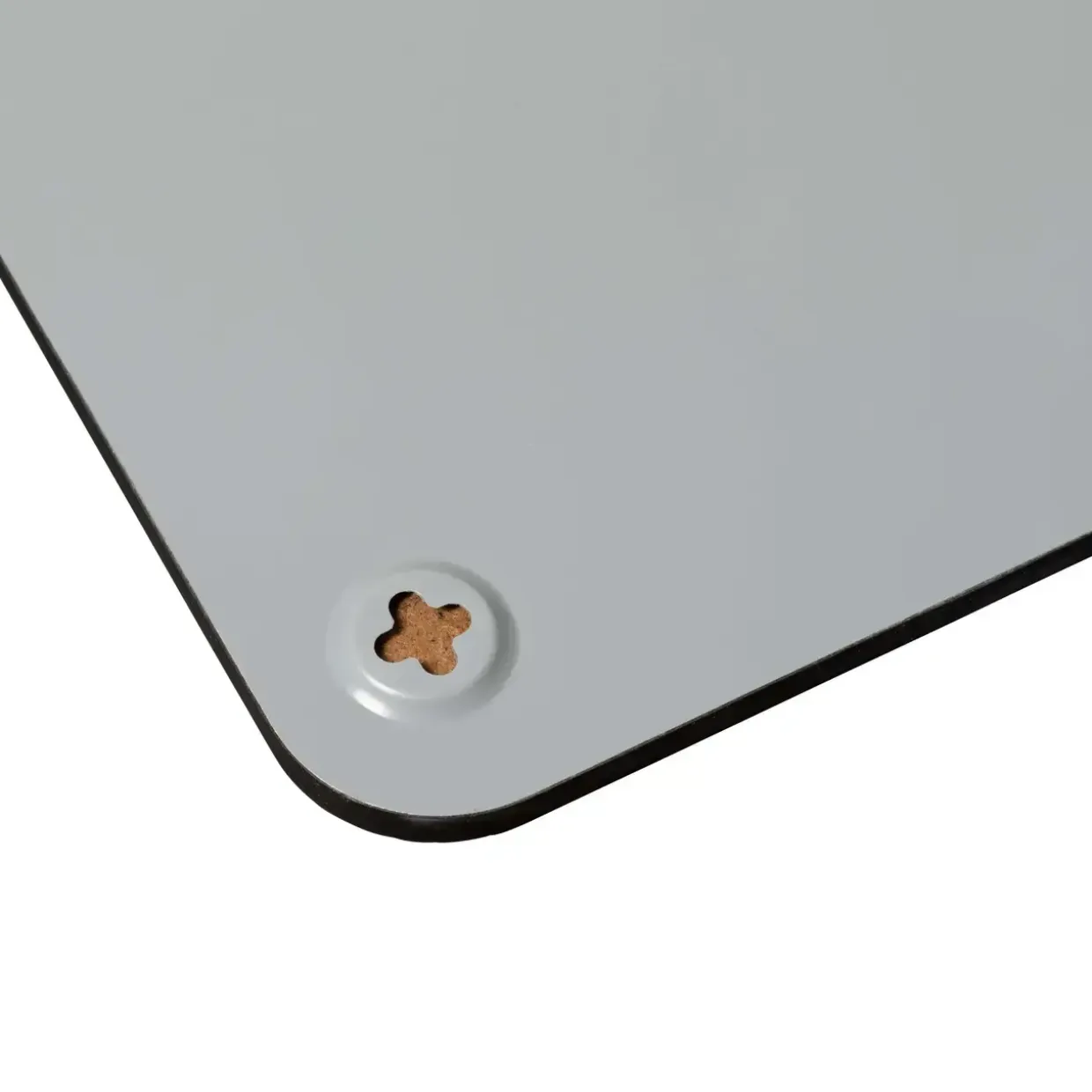 Kridt tavle magnetisk grøn uden ramme - 117x87cm