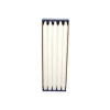 Kronelys Ø22x350 mm Brændetid 14 timer Ren stearin Hvid - 8 pk x 10 stk/krt