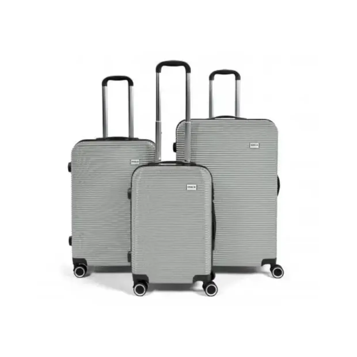 Kuffertsæt RW Classic sølv 20”/24”/28” 70% genanvendt ABS plastik med TSA-lås
