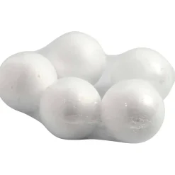 Kugle i styropor diameter 6 cm - 5 stk