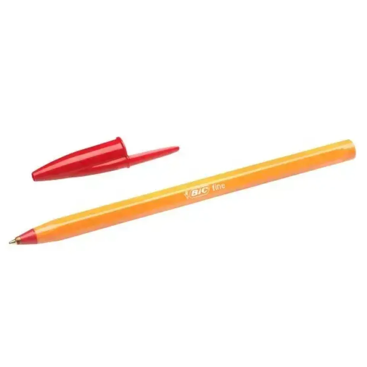 Kuglepen Bic Orange fine, 0,5 mm, rød - Køb minimum 20 stk.