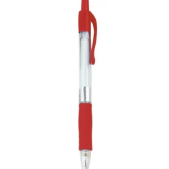 Kuglepen med trykknap - Rød stregbredde 0,7 mm 446009 - 50 stk