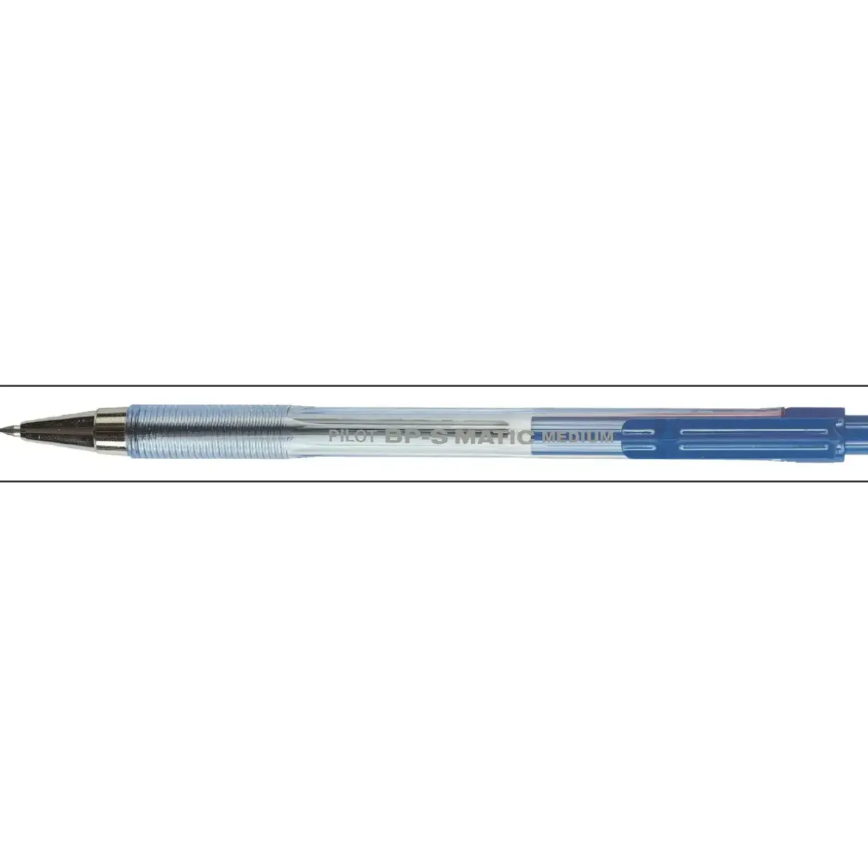 Kuglepen m. klik Pilot BP-S Matic 1,0 blå - Køb minimum 12 stk.