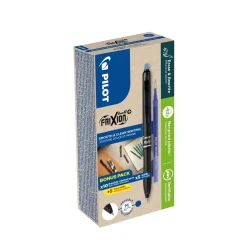 Kuglepen m/klik - Pilot FriXion Ball Plus 0,7 - Blå - Green Pack 10+10