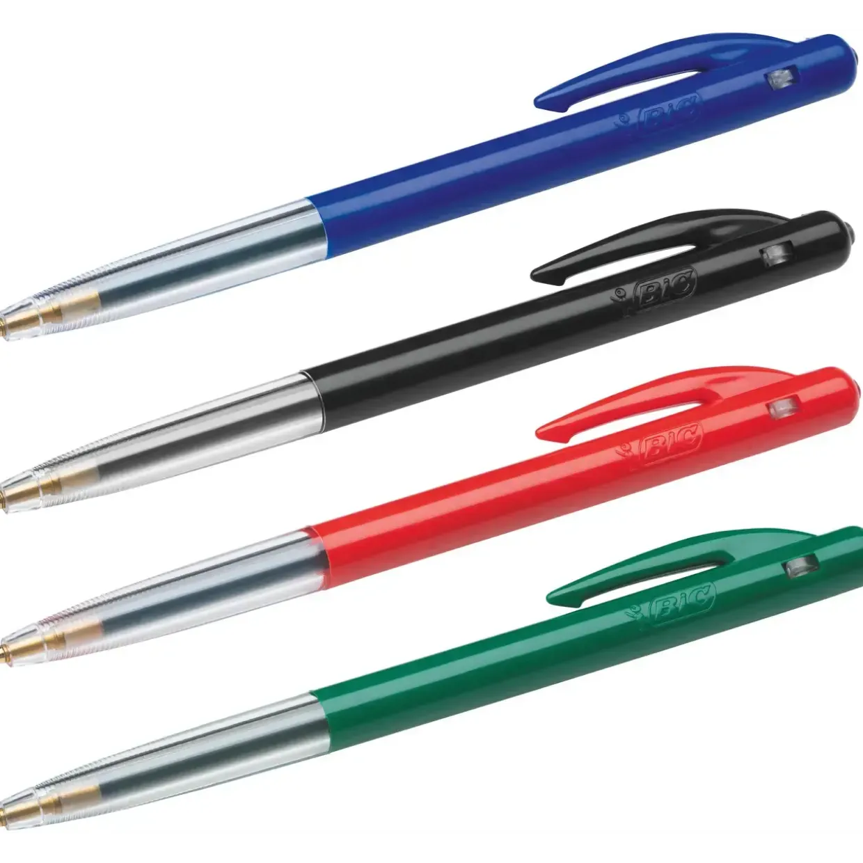 Kuglepenne - BIC M10 Clic Blå - 100 stk