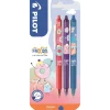 Kuglepenne - Pilot Frixion - Ball Clicker - Sweet Paradise - 0,7 - Ass - 3 stk i pakken - Køb minimum 12 stk.