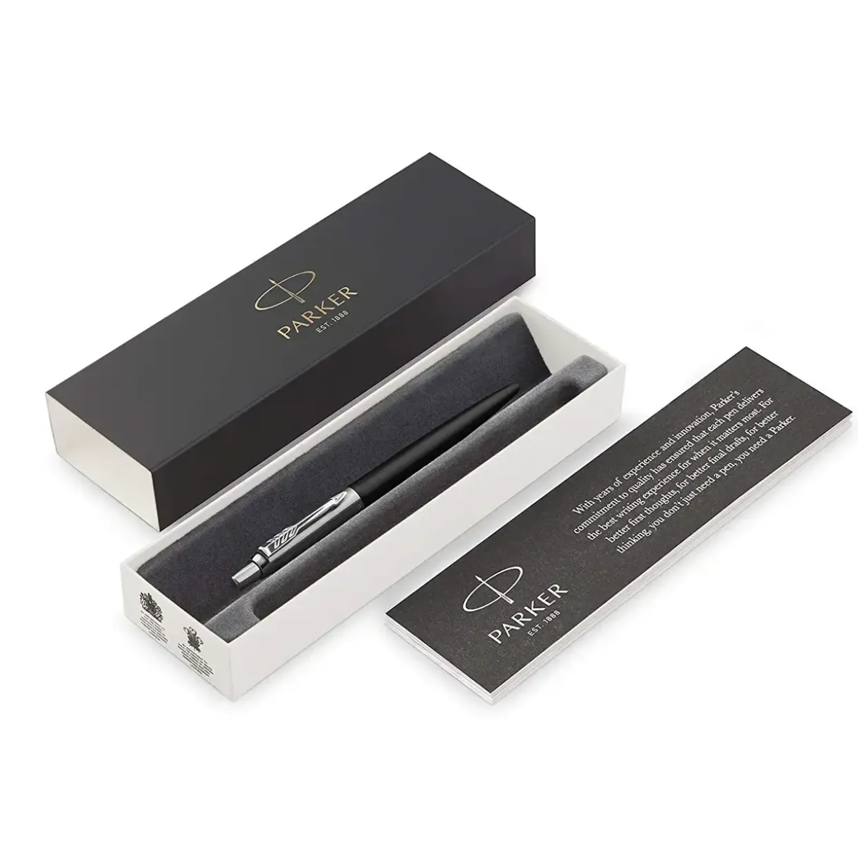 Kuglepen - Parker Jotter Bond Street Black CT - Blå - Gaveæske