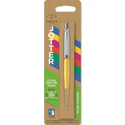 Kuglepen Parker Jotter 55% recycled blister gul