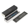 Kuglepen - Parker Jotter Waterloo Blue Chrome Trim - Blå skrift - Medium