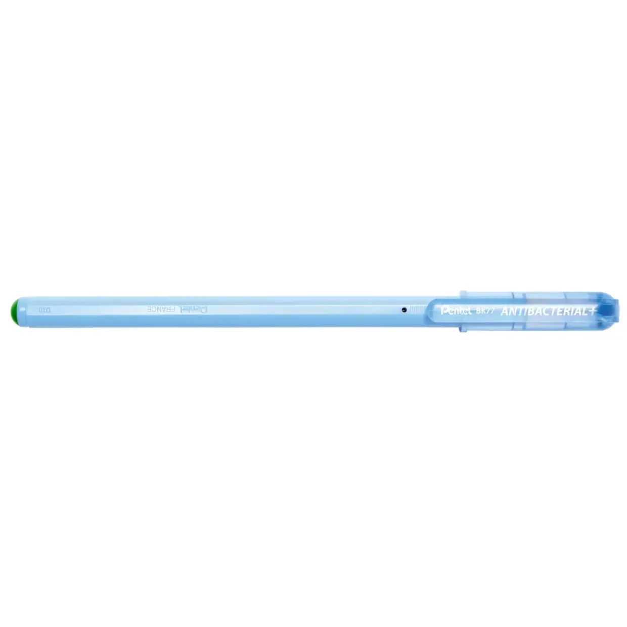 Kuglepen - Pentel BK77AB-DE 0,7 antibakteriel - grøn - 12 stk