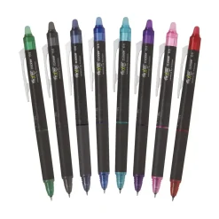 Kuglepen - Pilot FriXion Point Clicker 0,5 - blå - 12 stk