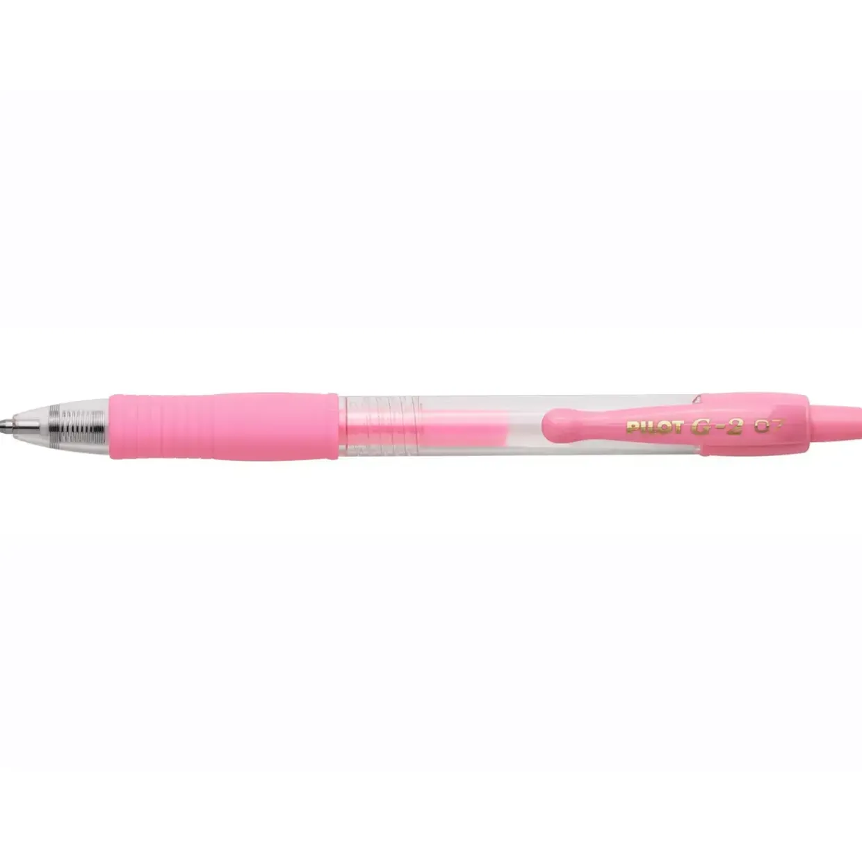 Kuglepen, Pilot Gelpen, G-2, m/klik, 0,7, pastel pink