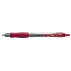 Kuglepen, Pilot Gelpen, G-2, Plus Begreen, m/klik, 0,7, bordeaux - Køb minimum 12 stk.
