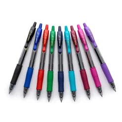 Kuglepen, Pilot Gelpen, G-2, Plus Begreen, m/klik, 0,7, pink