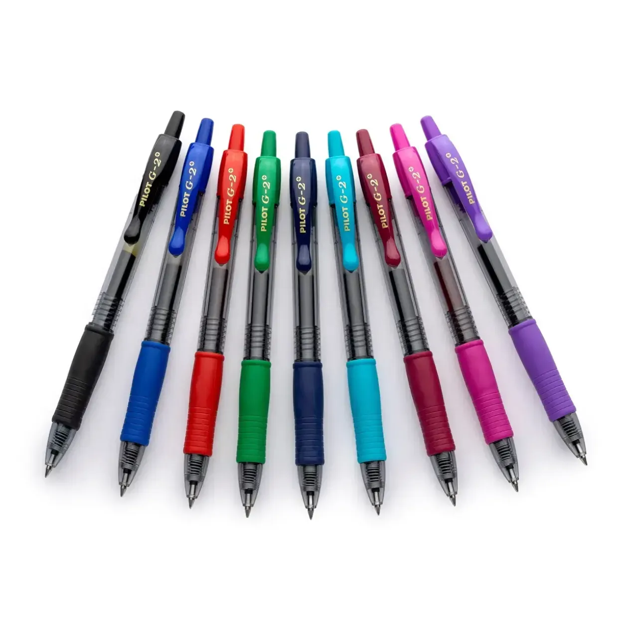 Kuglepen, Pilot Gelpen, G-2, Plus Begreen, m/klik, 0,7, pink