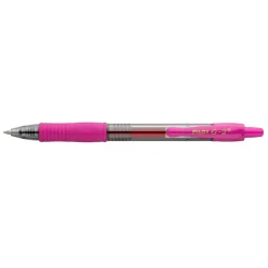 Kuglepen, Pilot Gelpen, G-2, Plus Begreen, m/klik, 0,7, pink