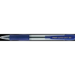 Kuglepen Pilot Super Grip M blå 0,7mm kugle 0,27mm stregbredde - 12 stk