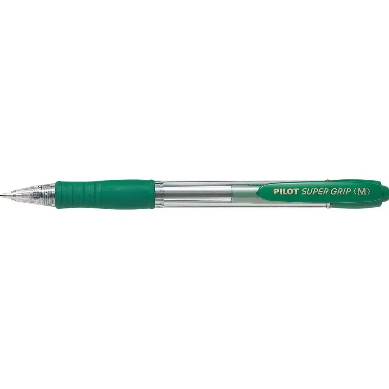 Kuglepen - Pilot Super Grip - 1,0 mm - Grøn - 12 stk