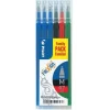 Kuglepen refill Assorteret til Pilot Frixion Clicker 0,7 - Sæt med 6 stk