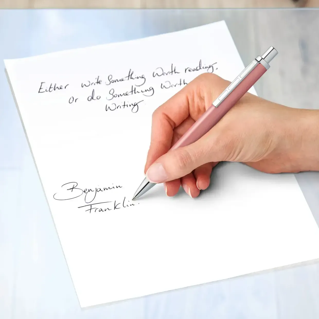 Kuglepen Staedtler Triplus medium rosa