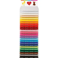 Kulørt karton, A2 420x594 cm, 180 g, ekskl. inventar, 24x100ark