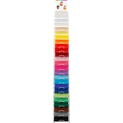 Kulørt karton, A4 210x297 mm, 180 g, ekskl. inventar, 24x100ark