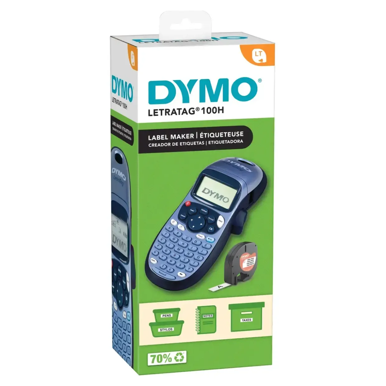 Labelmaskine - Dymo LetraTag 100H - Håndholdt - Grafisk display