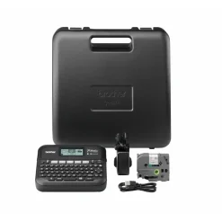 Labelprinter - Brother P-touch PT-D460BTVP - USB/Bluetooth - Op til 18 mm - Blå