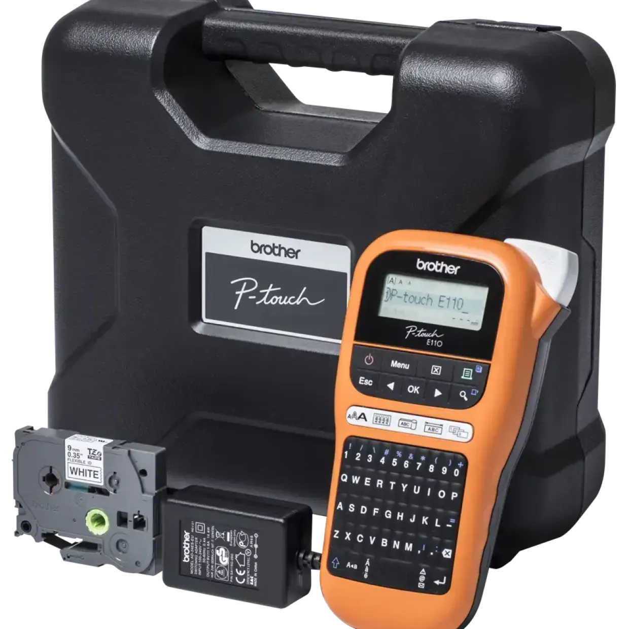 Labelprinter - Brother P-touch PT-E110VP - inkl. Kuffert