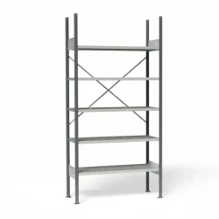 Lagerreol Åben V06 2100x1000x400 RAL 7035