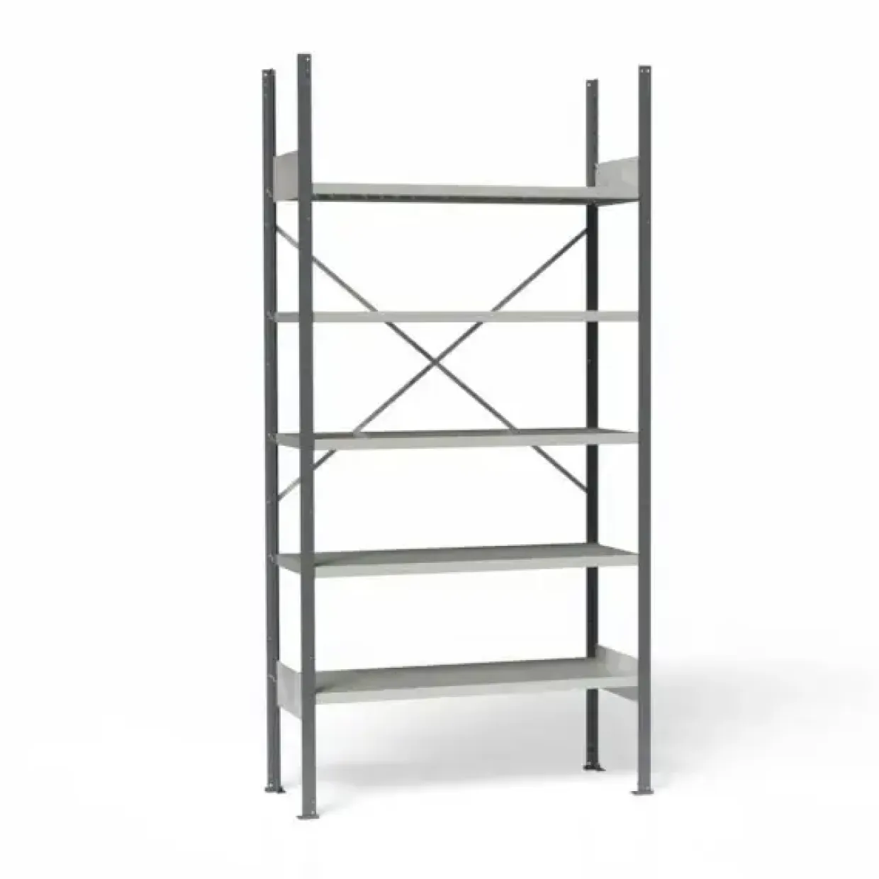 Lagerreol Åben V06 2100x1000x400 RAL 7035