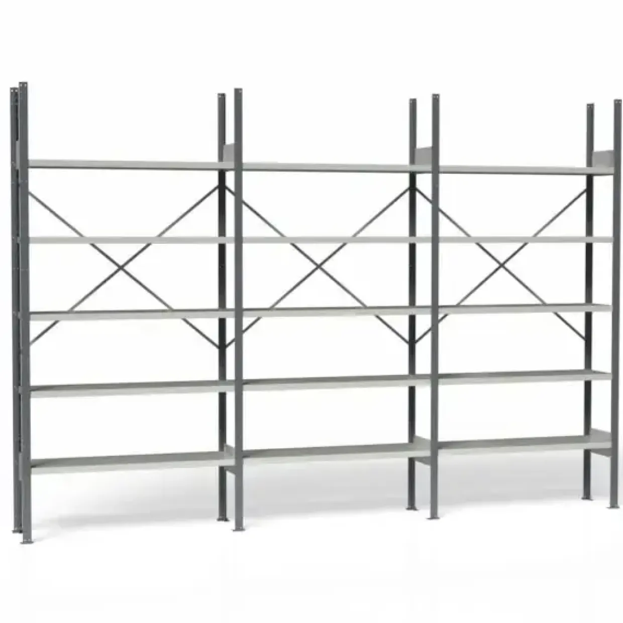 Lagerreol Åben V06 2100x3000x300 RAL 7035