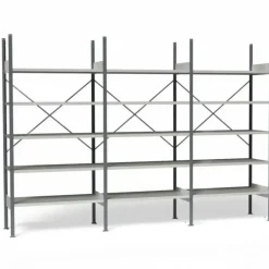 Lagerreol Åben V06 2100x3000x500 RAL 7035