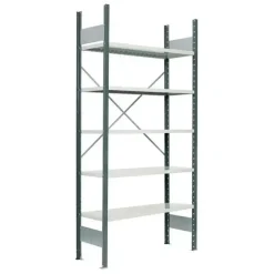 Lagerreol V06 Startsektion 2100x400 mm Åben / 7035