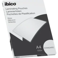 Lamineringslomme A4 Ibico basic standard 125my 100stk