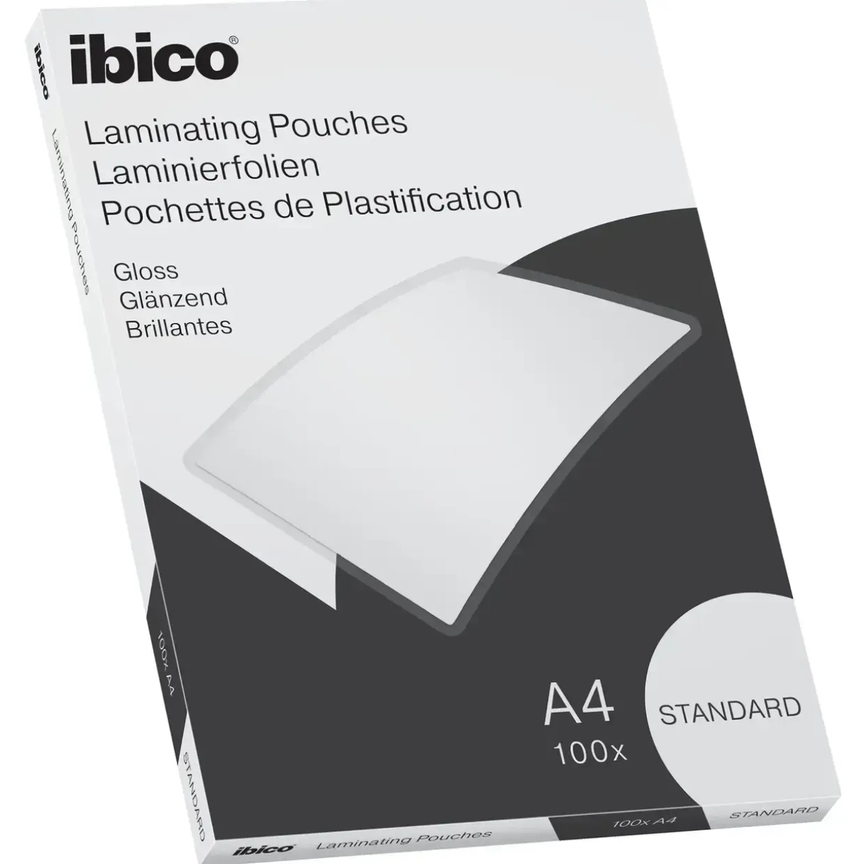 Lamineringslomme A4 Ibico basic standard 125my 100stk