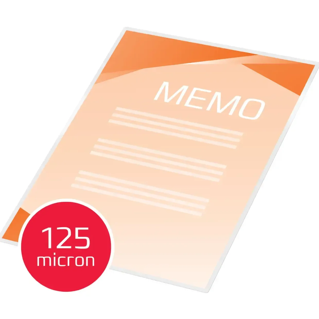 Lamineringslomme GBC selvklæb 125my A5(100)