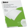 Lamineringslommer A3 - Ibico 100mic - 100stk