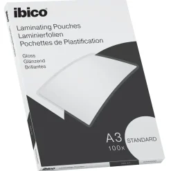 Lamineringslommer Ibico basic standard 125my 100 stk