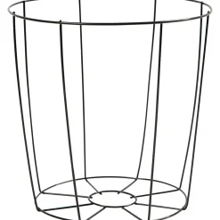 Lampeskærm højde 20 cm diam. 15,5-20 cm sort - 1 stk
