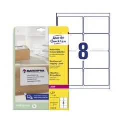 Laseretiket Avery L7993-25 99,1x67,7mm 200stk/pak