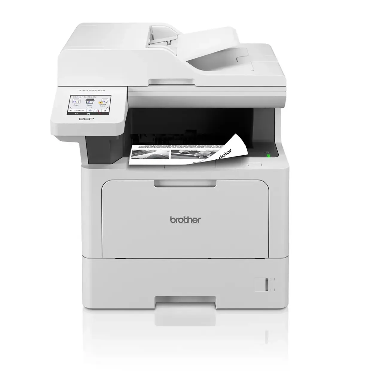 Laserprinter - Brother DCP-L5510DW - 3-i-1 - Sort/hvid - Trådløs