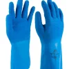 Latex handske, DPL Ruf-it, 7,5/S, blå, latex, varmeresistent