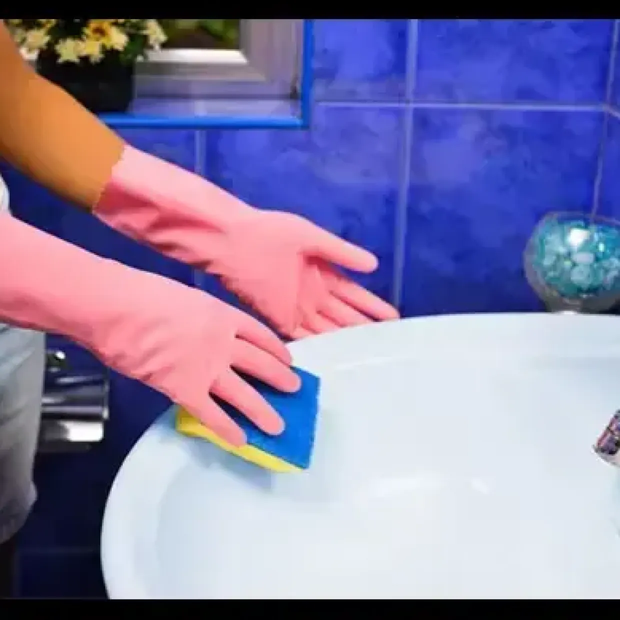 Latexhandsker med velour - Størrelse 8-8,5 - 12 par