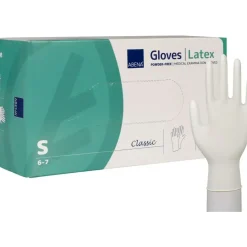 Latexhandsker Nature Abena Classic S pudderfri - 100 stk