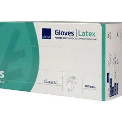 Latexhandsker Nature Abena Classic S pudderfri - 100 stk