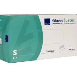 Latexhandsker Nature Abena Classic S pudderfri - 100 stk