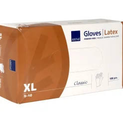 Latexhandsker pudderfri ABENA Classic XL nature - 100 stk